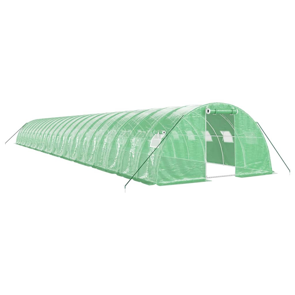 Greenhouse with Steel Frame Green 88 m² 22x4x2 m