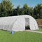 Greenhouse with Steel Frame White 90 m² 18x5x2.3 m