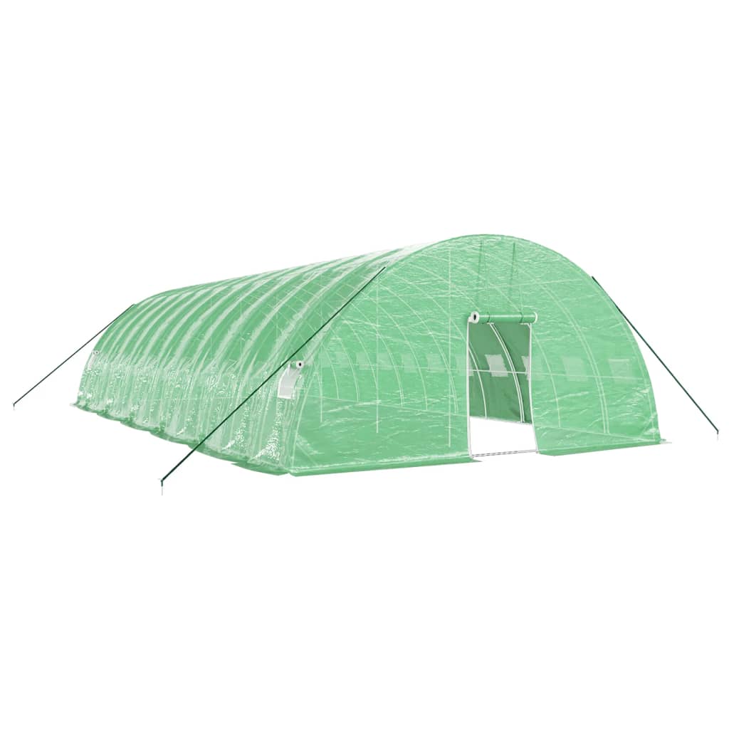 Greenhouse with Steel Frame Green 72 m² 12x6x2.85 m