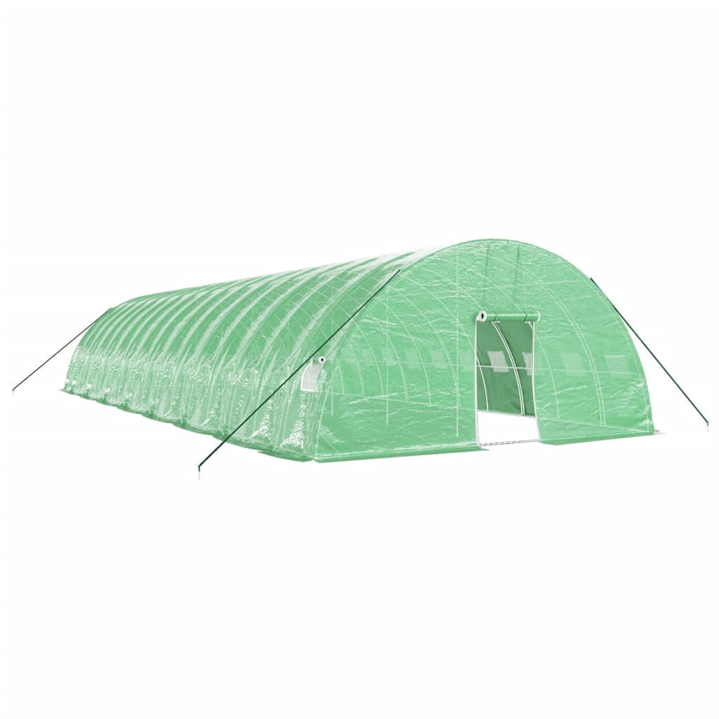 Greenhouse with Steel Frame Green 96 m² 16x6x2.85 m