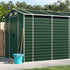Garden Shed Green 191x895x198 cm Galvanised Steel