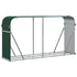 Log Holder Green 180x45x100 cm Galvanised Steel