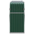 Log Holder Green 180x45x100 cm Galvanised Steel