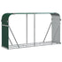 Log Holder Green 234x45x100 cm Galvanised Steel