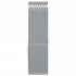 Log Holder Light Grey 40x45x170 cm Galvanised Steel