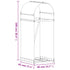 Log Holder Anthracite 40x45x100 cm Galvanised Steel