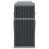 Log Holder Anthracite 234x45x100 cm Galvanised Steel