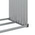 Log Holder Brown 120x45x100 cm Galvanised Steel