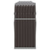 Log Holder Brown 300x45x100 cm Galvanised Steel