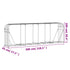 Log Holder Brown 300x45x100 cm Galvanised Steel