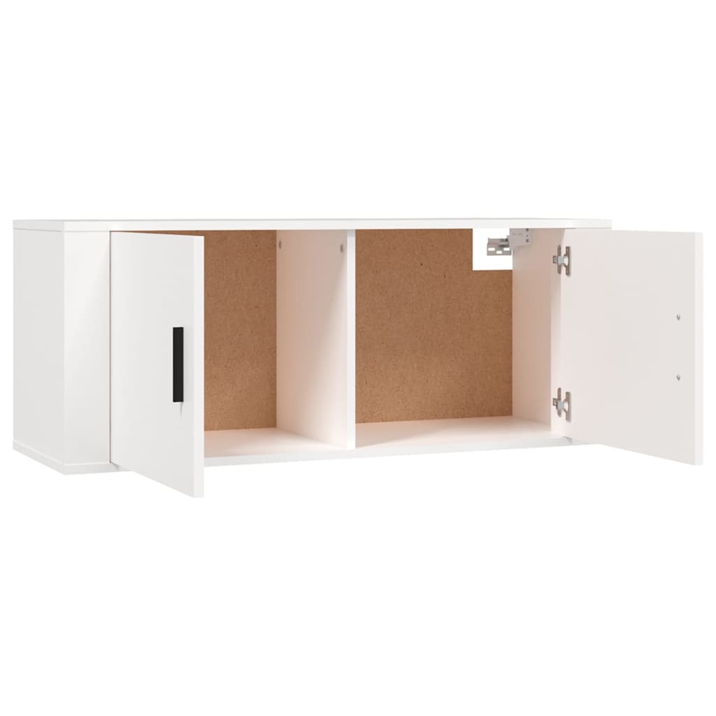 Wall-mounted TV Cabinets 2 pcs White 100x34.5x40 cm