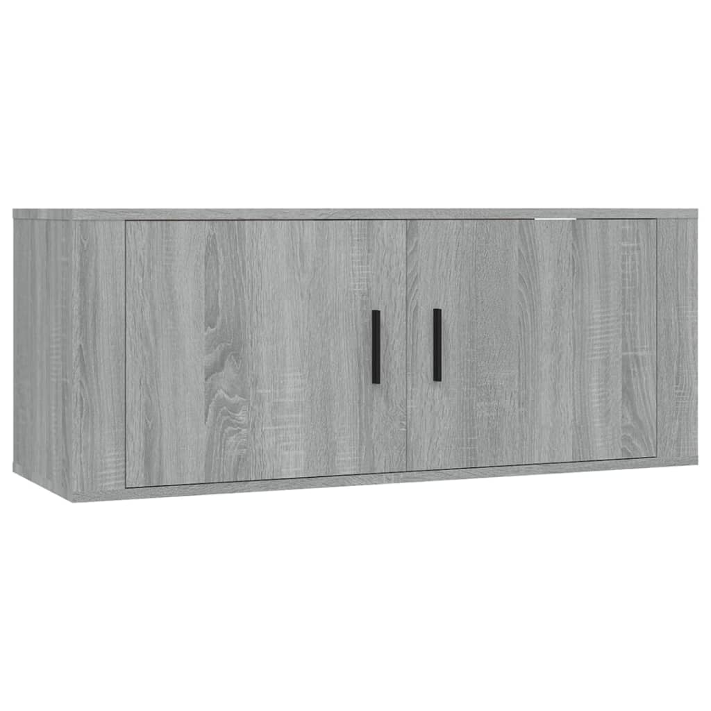 5 Piece TV Cabinet Set Grey Sonoma Engineered Wood