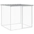 Chicken Cage with Roof Light Grey 103x98x90 cm Galvanised Steel