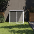 Chicken Cage with Roof Light Grey 103x98x90 cm Galvanised Steel