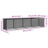 Chicken Cage with Roof Anthracite 403x98x90 cm Galvanised Steel