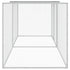 Chicken Cage with Roof Light Grey 203x98x90 cm Galvanised Steel