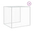 Chicken Cage with Roof Light Grey 603x98x90 cm Galvanised Steel