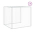 Chicken Cage with Roof Light Grey 1003x98x90 cm Galvanised Steel