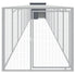 Chicken Cage with Run Anthracite 110x1017x110 cm Galvanised Steel