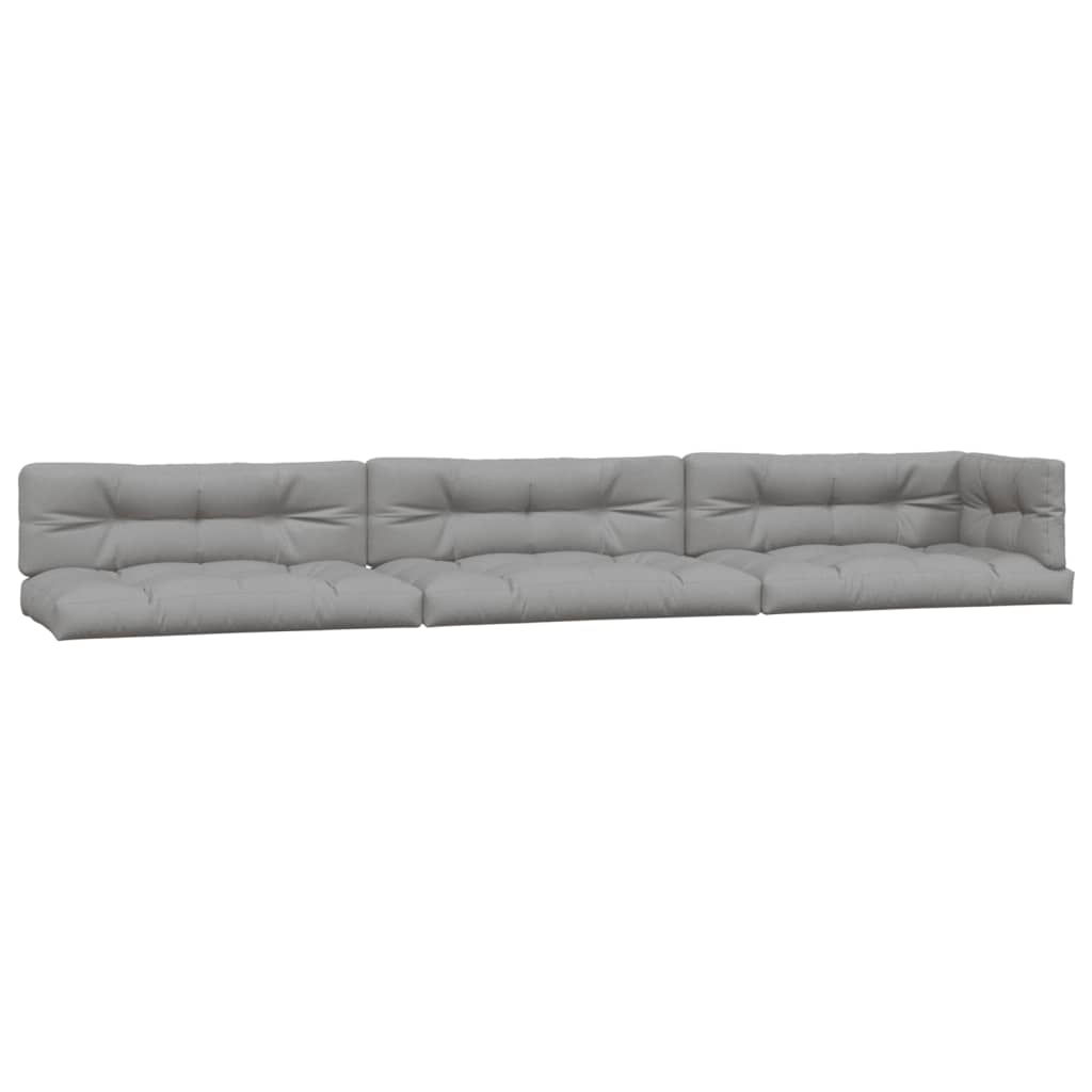 Pallet Cushions 7 pcs Grey Fabric