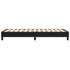 Box Spring Bed without Mattress Black King Single Size Fabric