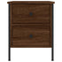 Bedside Cabinets 2 pcs Brown Oak 40x42x50 cm Engineered Wood