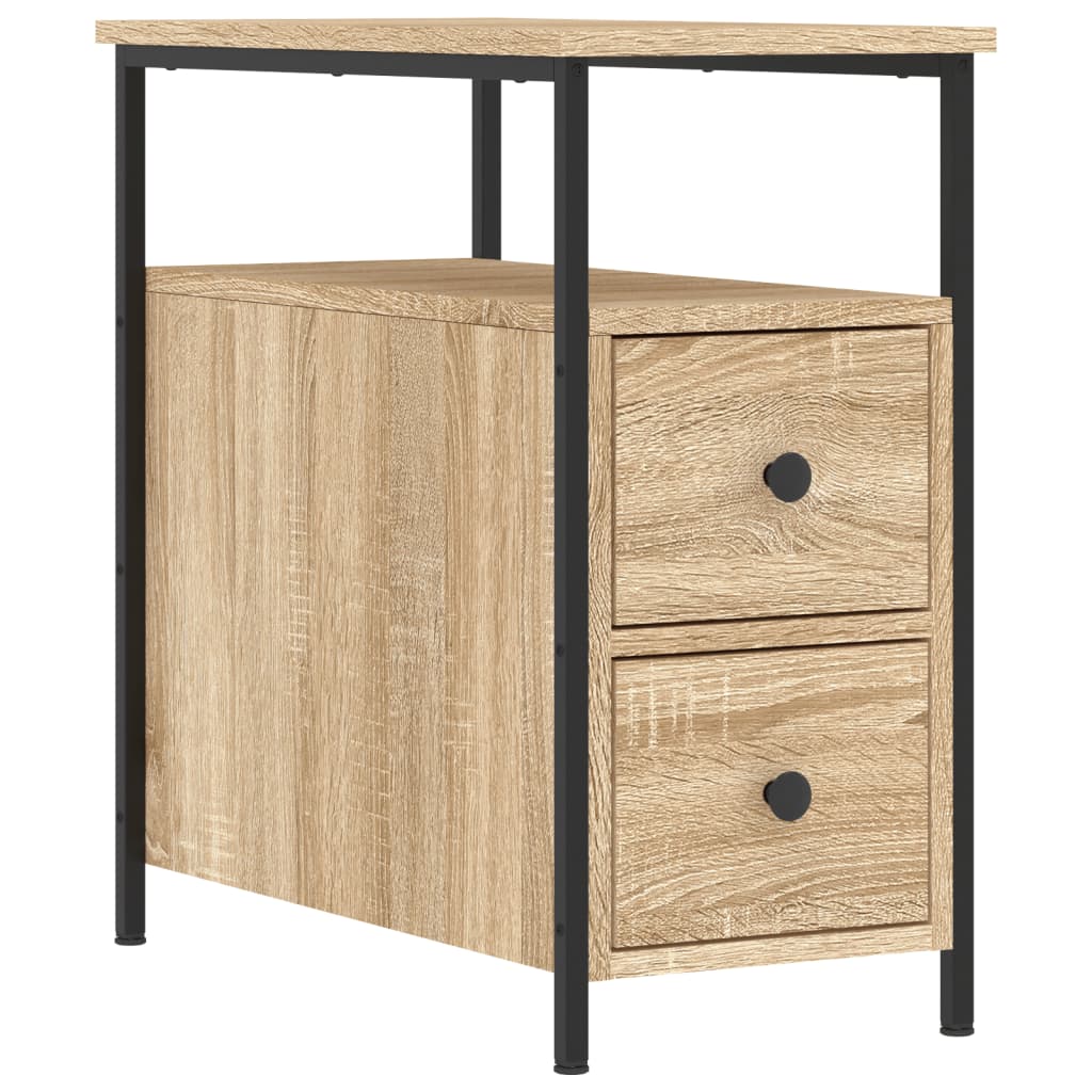 Bedside Cabinet Sonoma Oak 30x60x60 cm Engineered Wood