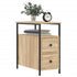 Bedside Cabinet Sonoma Oak 30x60x60 cm Engineered Wood