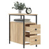 Bedside Cabinet Sonoma Oak 30x60x60 cm Engineered Wood