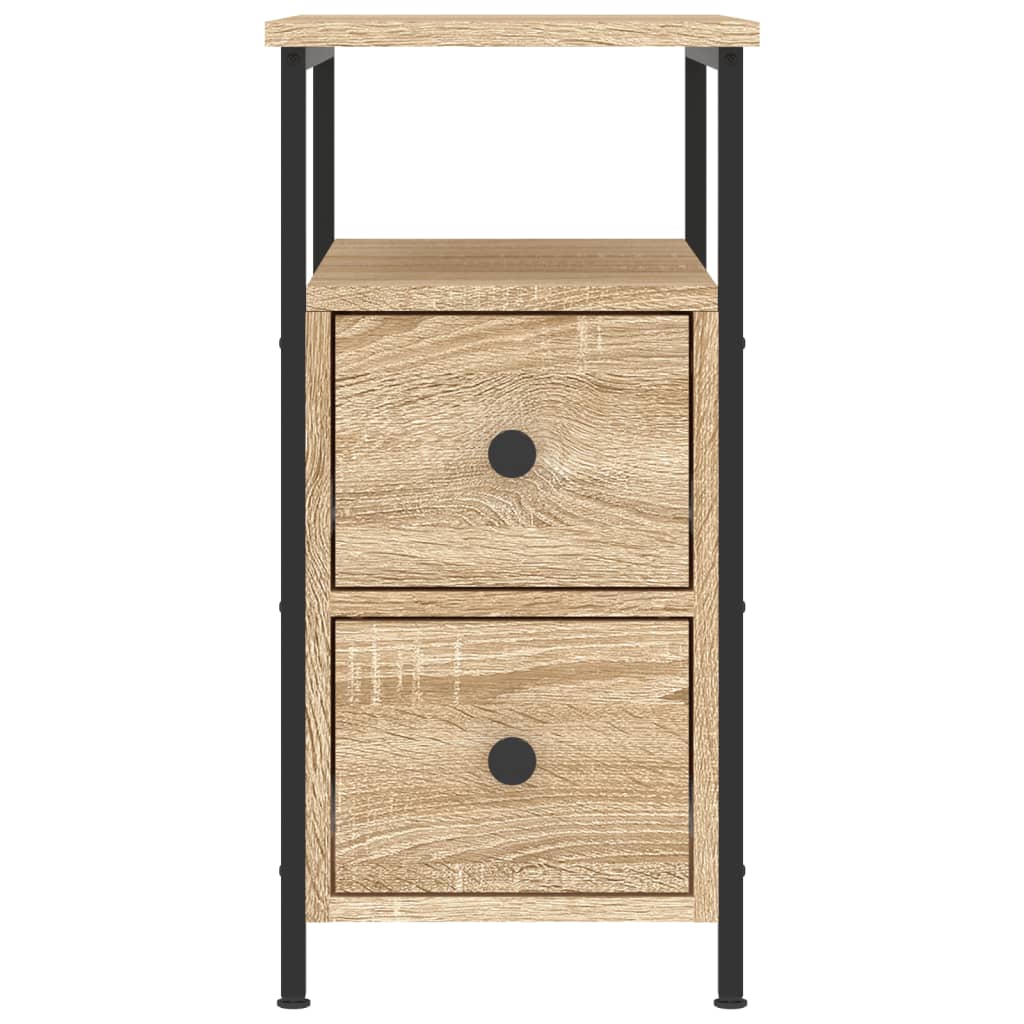 Bedside Cabinet Sonoma Oak 30x60x60 cm Engineered Wood