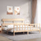 Bed Frame without Mattress 183x203 cm King Solid Wood Pine