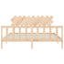 Bed Frame without Mattress 183x203 cm King Solid Wood Pine