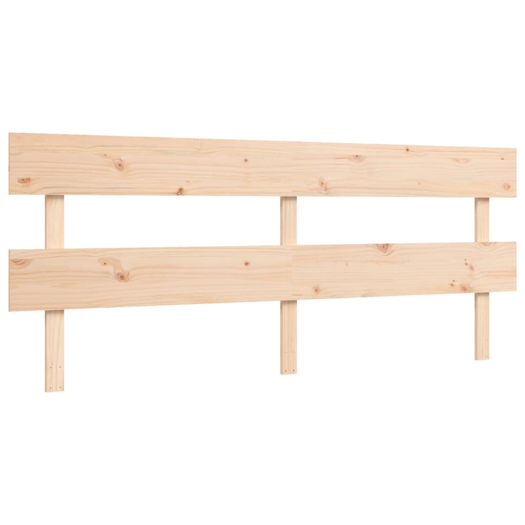 Bed Frame without Mattress 183x203 cm King Solid Wood Pine