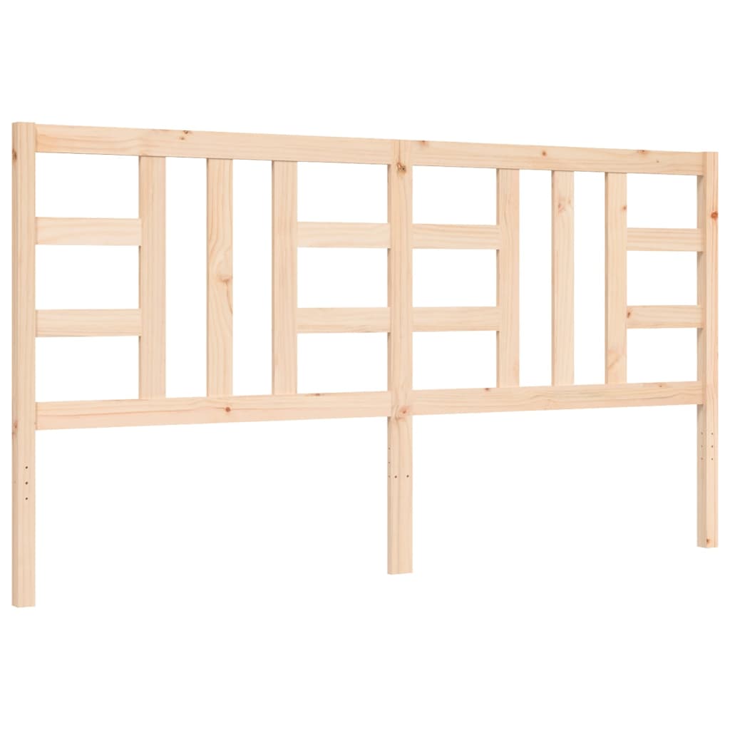 Bed Frame without Mattress 183x203 cm King Solid Wood