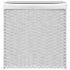 Laundry Basket with 2 Sections White 53x35x57 cm Poly Rattan