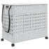 Laundry Basket with Wheels White 66x35x60 cm Rattan