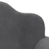 Kids' Sofa Bed 2-Seater Anthracite Soft Plush