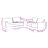 2 Piece Sofa Set Cappuccino Faux Leather