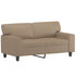 3 Piece Sofa Set Cappuccino Faux Leather