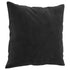 4 Piece Sofa Set with Pillows Black Velvet