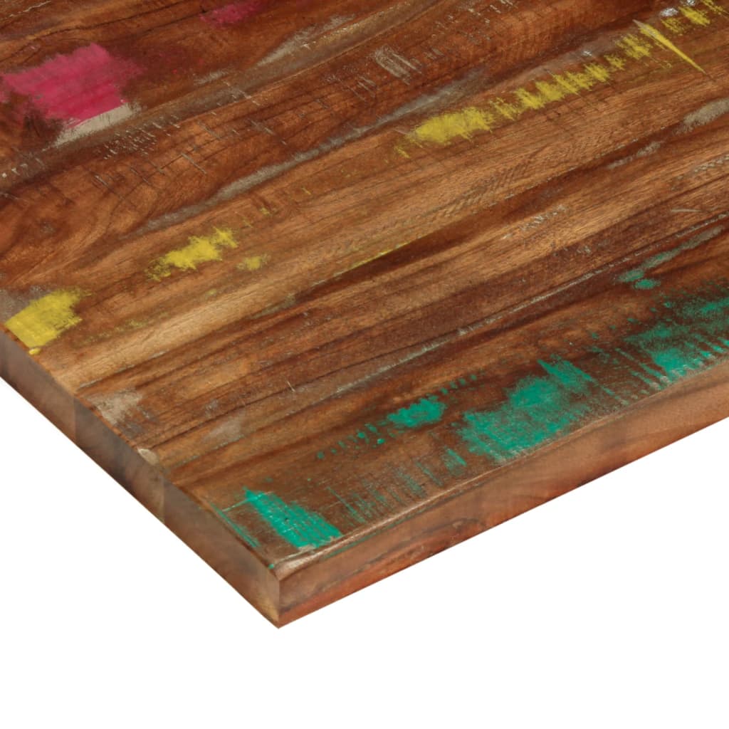 Table Top 90x60x1.5 cm Rectangular Solid Wood Reclaimed