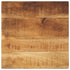 Table Top 60x60x1.5 cm Square Solid Wood Rough Mango