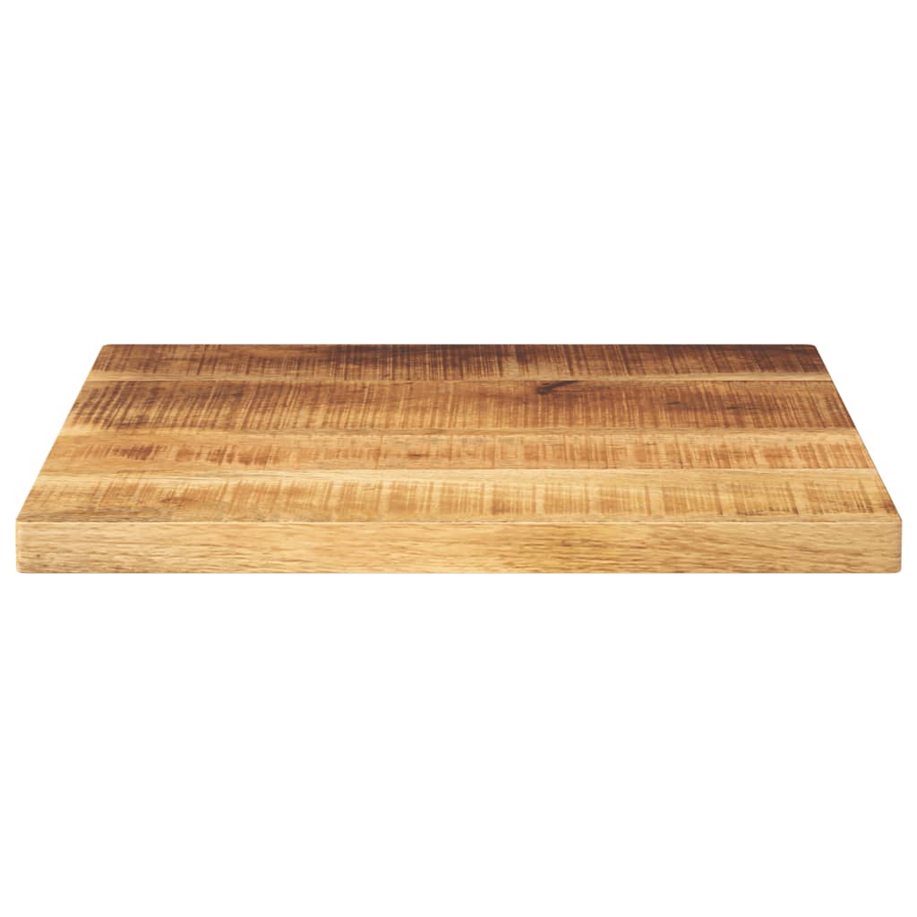 Table Top 60x60x1.5 cm Square Solid Wood Rough Mango