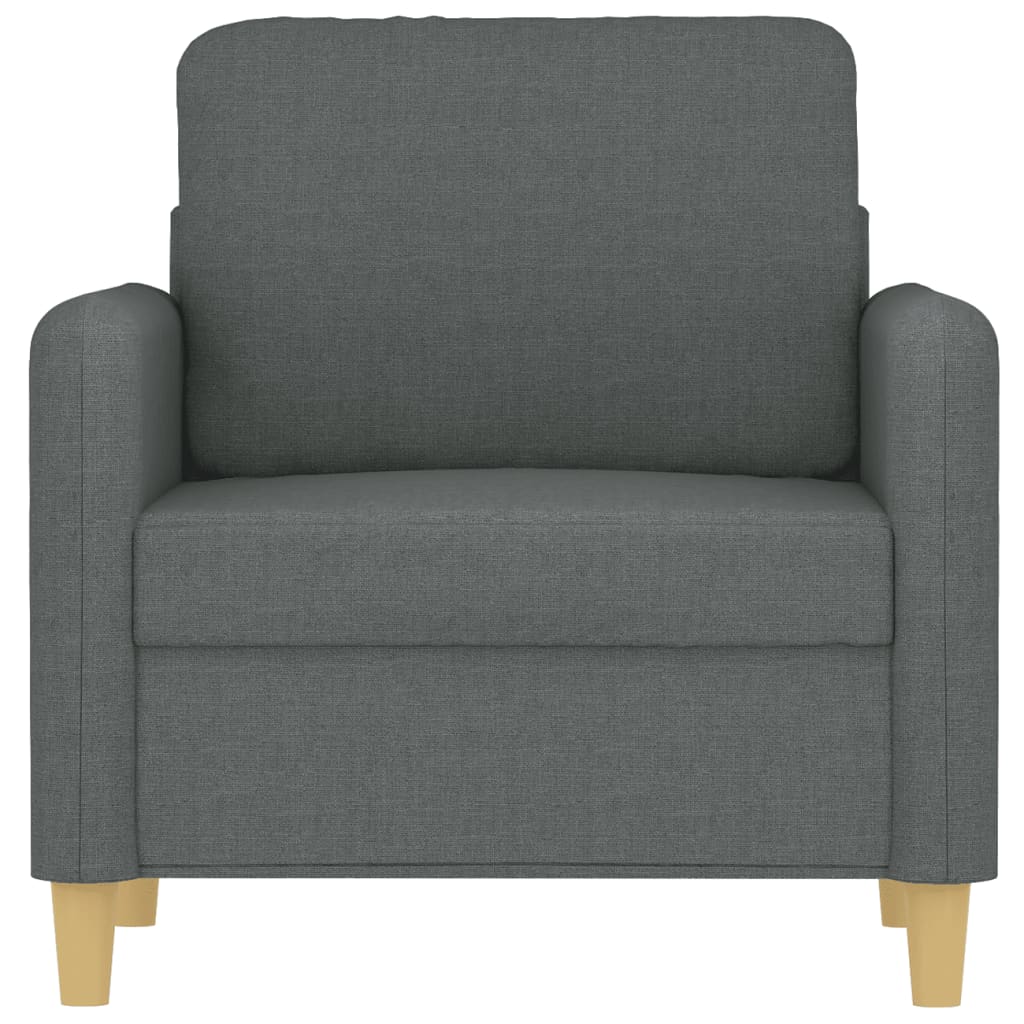 Sofa Chair Dark Grey 60 cm Fabric