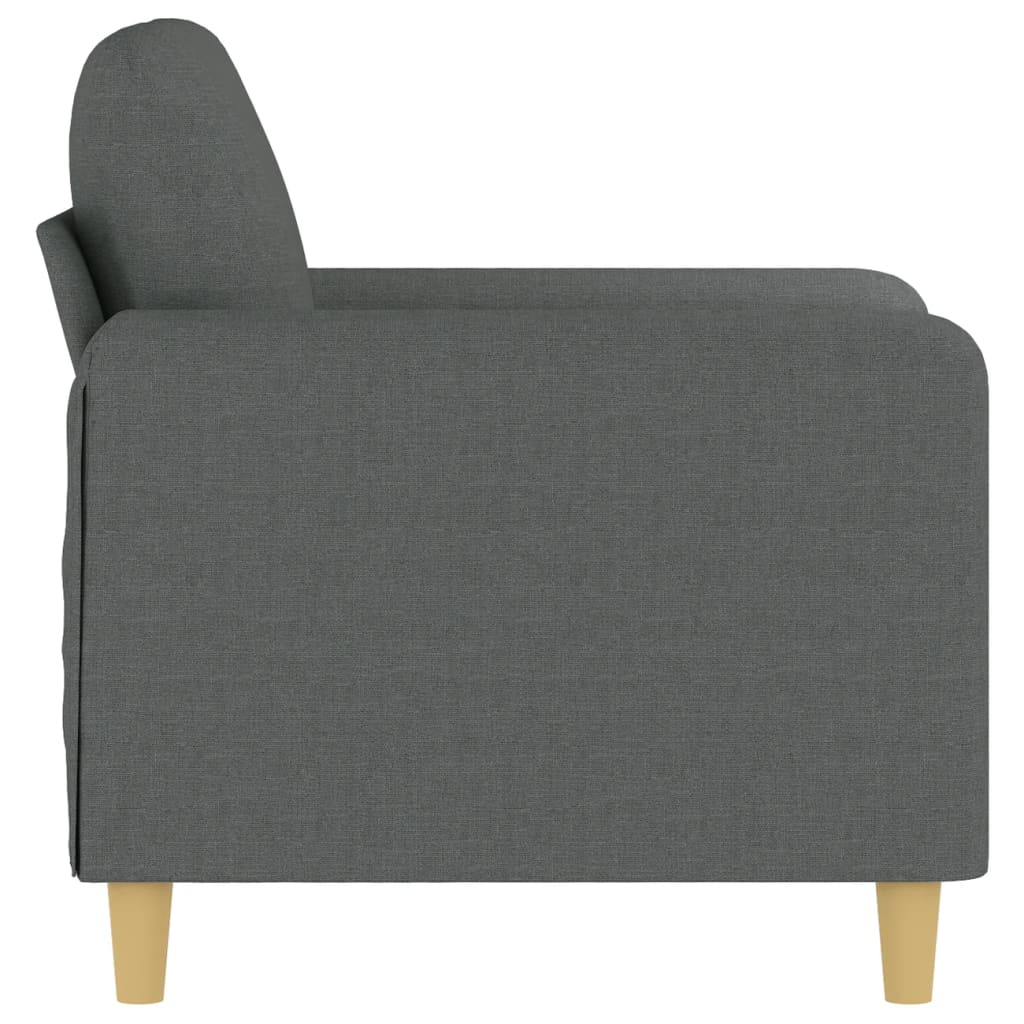 Sofa Chair Dark Grey 60 cm Fabric