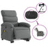 Electric Stand up Massage Recliner Chair Dark Grey Fabric