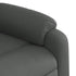 Electric Stand up Massage Recliner Chair Dark Grey Fabric