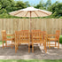 Garden Chairs 6 pcs 56x55.5x90 cm Solid Wood Acacia