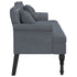 Bench with Cushions Dark Grey 120.5x65x75 cm Velvet