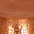 Coffee Table Brass Ø55x28 cm Aluminium